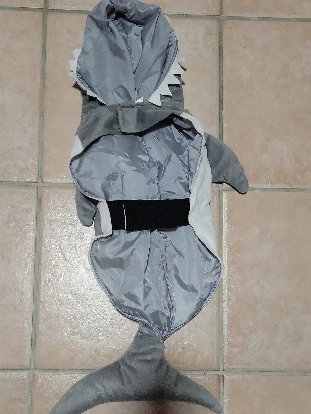 Dog Halloween Costume Gray Shark Size L